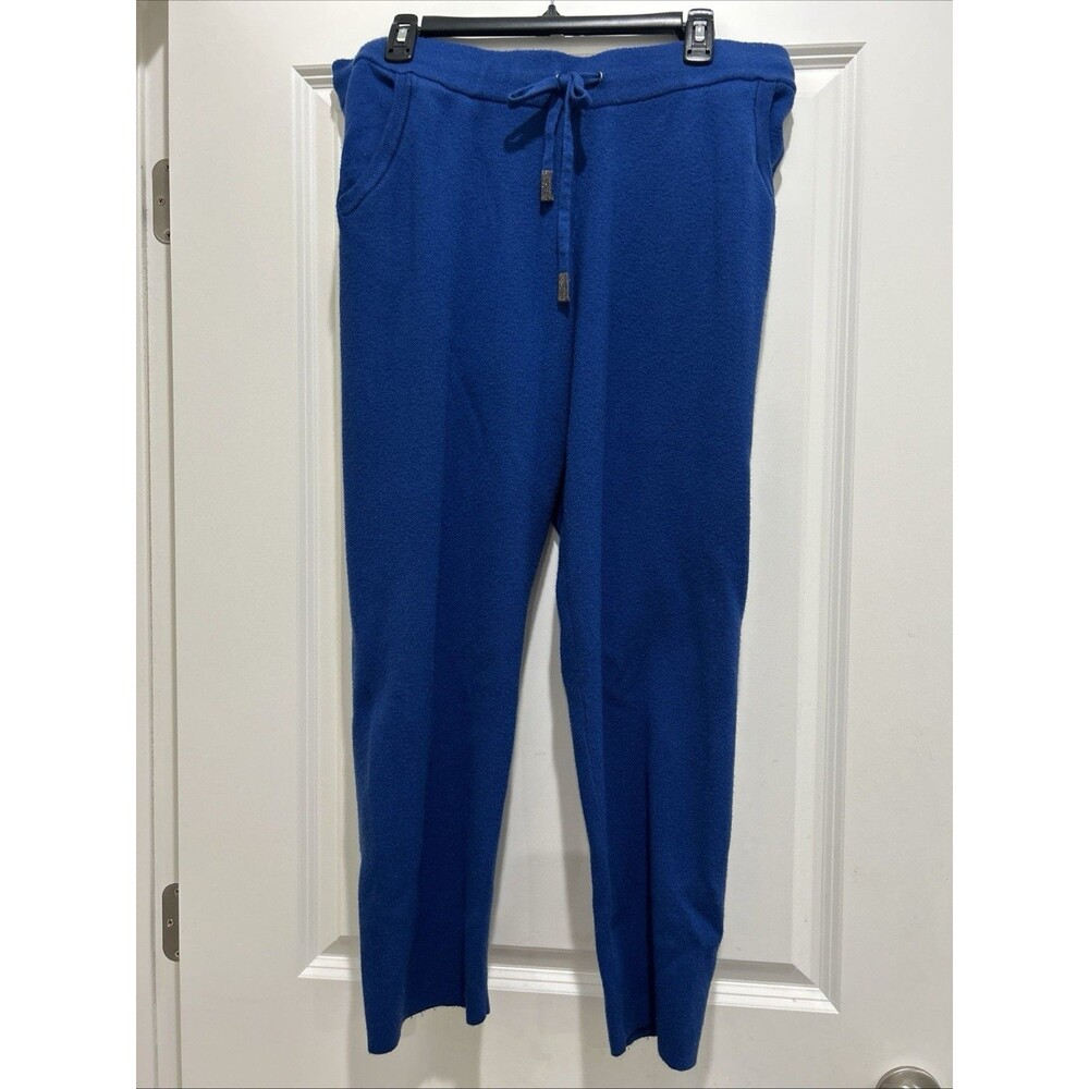 Chicos ZENERGY Sz 2R US Sz LR Royal Blue Pants/Joggers With Draw String Waist